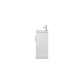 Vanity Art Vannes 20 in. W x 16 in. D x 34.5 in. H Bathroom Vanity in White with Ceramic Top