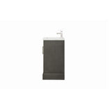 Vanity Art Vannes 24 in. W x 18 in. D x 34.5 in. H Bathroom Vanity in Silver Grey with Ceramic Top