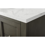 Vanity Art Chambery 36 in. W x 22 in. D x 34.5 in. H Bathroom Vanity in Silver Grey with Engineered Marble Top