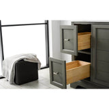 Vanity Art Chambery 48 in. W x 22 in. D x 34.5 in. H Bathroom Vanity in Silver Grey with Engineered Marble Top