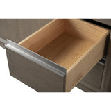 Vanity Art 42 in. W x 22 in. D x 34 in. H Single Sink Bathroom Vanity in Driftwood Gray with Engineered Marble Top