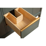 Vanity Art 48 in. W x 22 in. D x 34 in. H Single Sink Bathroom Vanity in Vintage Green with Engineered Marble Top