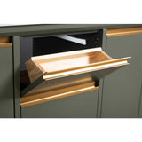 Vanity Art 60 in. W x 22 in. D x 34 in. H Double Sink Bathroom Vanity in Vintage Green with Engineered Marble Top