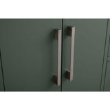 Vanity Art 42 in. W x 22 in. D x 34 in. H Single Sink Bathroom Vanity Cabinet in Vintage Green with Engineered Marble Top