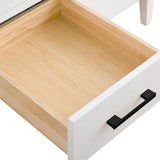 Vanity Art 48 in. W x 22 in. D x 34 in. H Single Sink Bathroom Vanity Cabinet in White with Engineered Marble Top