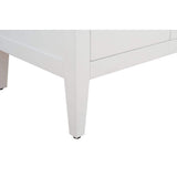 Vanity Art 60 in. W x 22 in. D x 34 in. H Double Sink Bathroom Vanity Cabinet in White with Engineered Marble Top in White