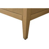 Vanity Art 60 in. W x 22 in. D x 34 in. H Single-Sink Bathroom Vanity in Natural Oak with Engineered Marble Top in Arabescato White