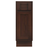 Vanity Art 12 in. W x 21 in. D x 32.5 in. H 1-Drawer Bath Vanity Cabinet Only in Brown