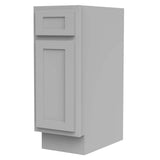 Vanity Art 12 in. W x 21 in. D x 32.5 in. H 1-Drawer Bath Vanity Cabinet Only in Gray