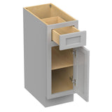 Vanity Art 12 in. W x 21 in. D x 32.5 in. H 1-Drawer Bath Vanity Cabinet Only in Gray