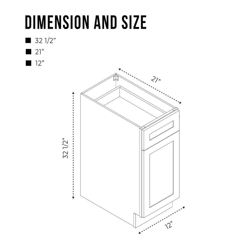 Vanity Art 12 in. W x 21 in. D x 32.5 in. H 1-Drawer Bath Vanity Cabinet without Top in Sea Green