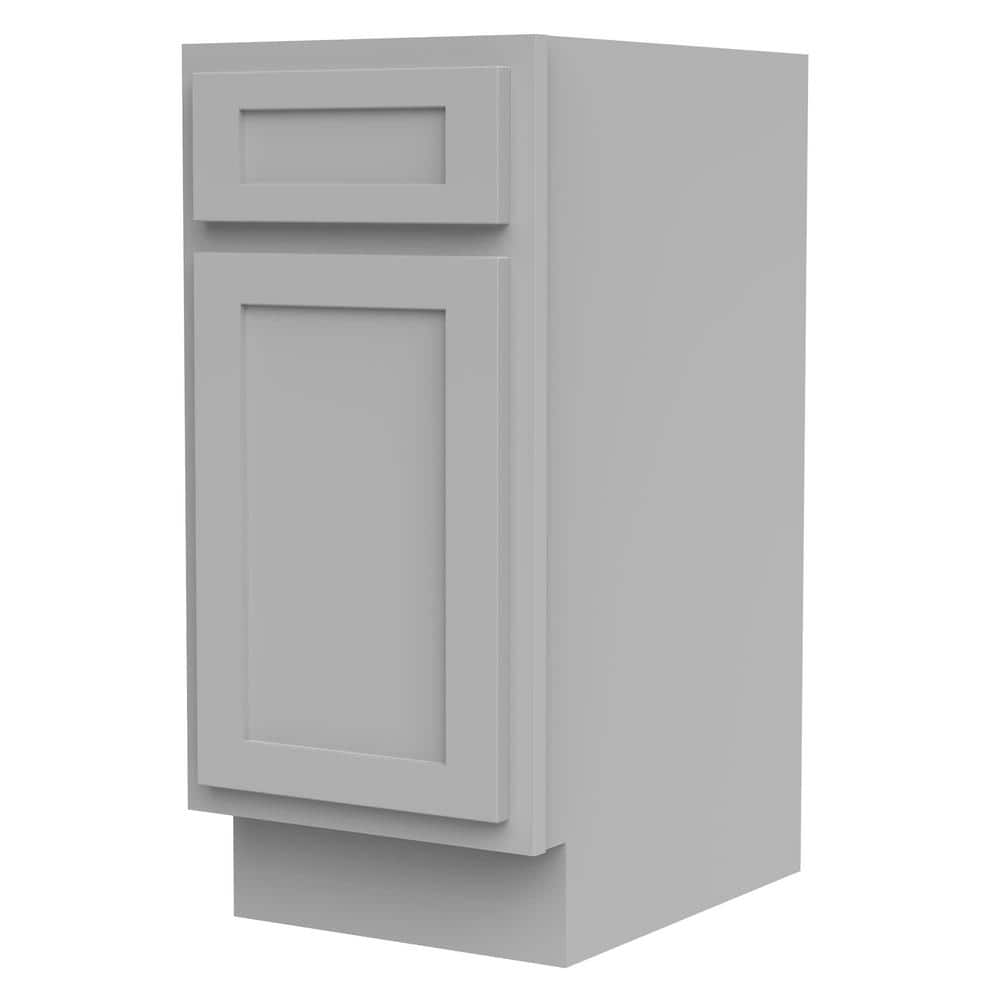 Vanity Art 15 in. W x 21 in. D x 32.5 in. H 1-Drawer Bath Vanity Cabinet Only in Gray