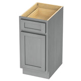 Vanity Art 15 in. W x 21 in. D x 32.5 in. H 1-Drawer Bath Vanity Cabinet without Top in Silver