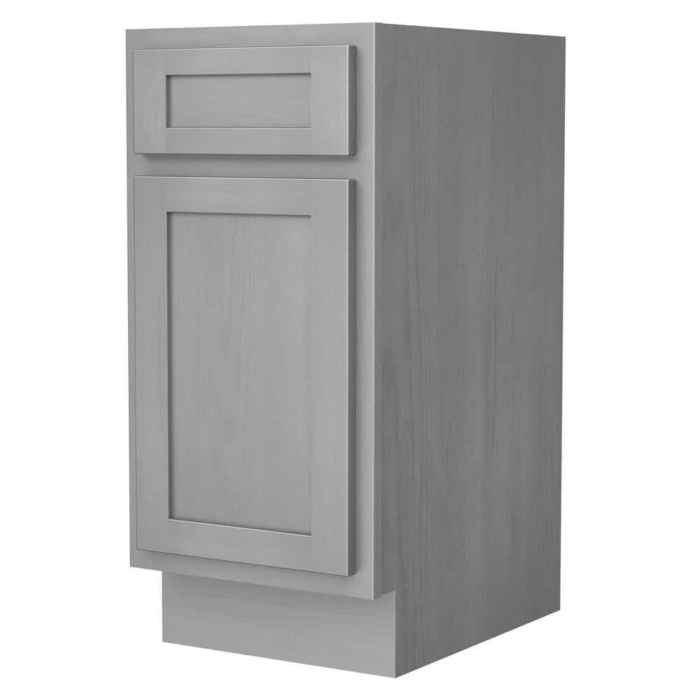 Vanity Art 15 in. W x 21 in. D x 32.5 in. H 1-Drawer Bath Vanity Cabinet without Top in Silver