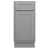 Vanity Art 15 in. W x 21 in. D x 32.5 in. H 1-Drawer Bath Vanity Cabinet without Top in Silver
