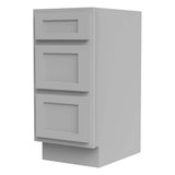 Vanity Art 15 in. W x 21 in. D x 32.5 in. H 3-Drawers Bath Vanity Cabinet Only in Gray