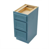Vanity Art 15 in. W x 21 in. D x 32.5 in. H 3-Drawer Bath Vanity Cabinet Only in Sea Green
