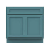 Vanity Art 33 in. W x 21 in. D x 32.5 in. H 2-Doors Bath Vanity Cabinet Only in Sea Green