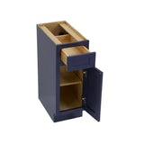 Vanity Art 12 in. W x 21 in. D x 32.5 in. H 1-Drawer Bath Vanity Cabinet Only in Blue