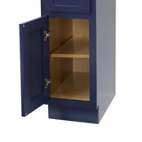 Vanity Art 12 in. W x 21 in. D x 32.5 in. H 1-Drawer Bath Vanity Cabinet Only in Blue
