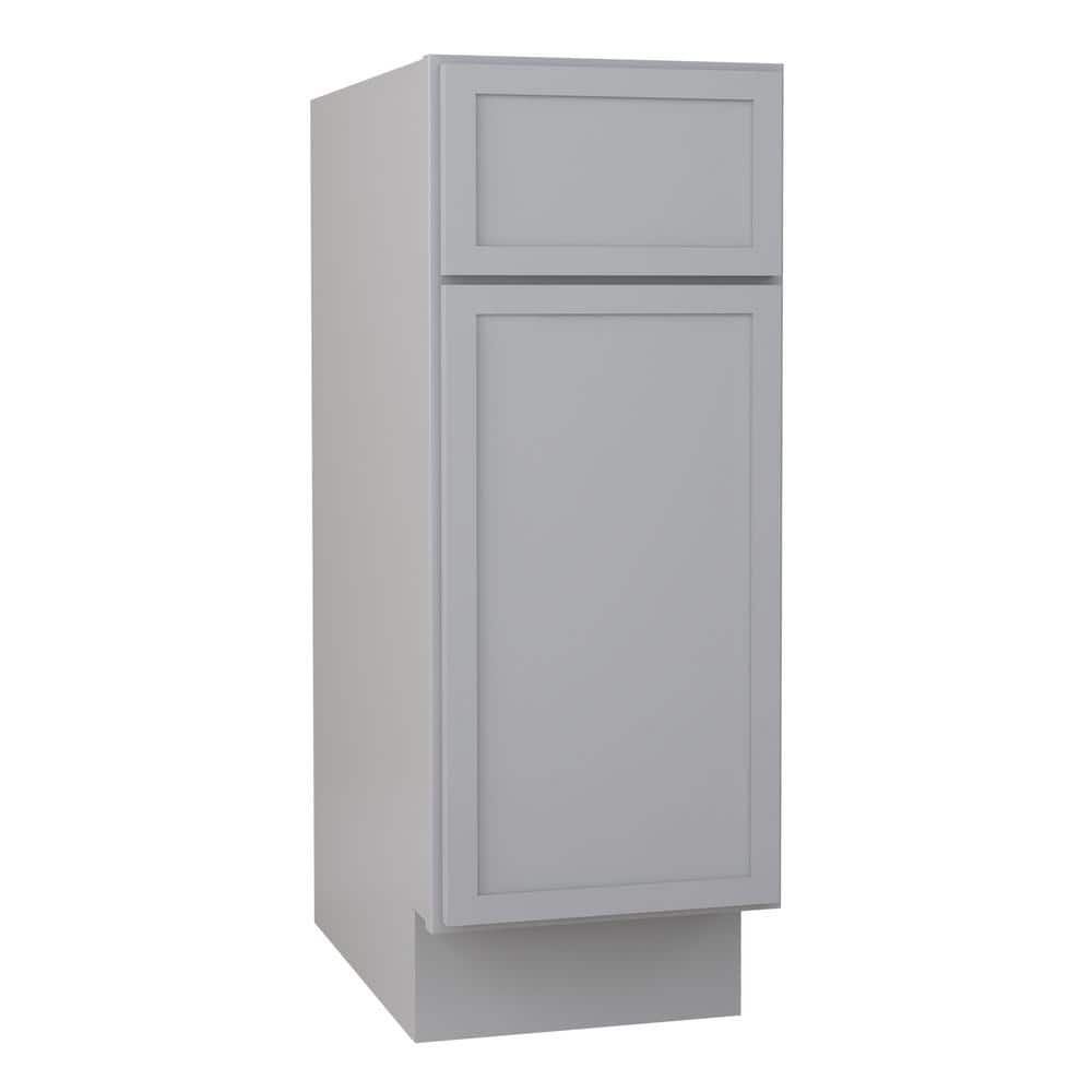 Vanity Art 12 in. W x 21 in. D x 32.5 in. H 1-Drawer Bath Vanity Cabinet Only in Gray