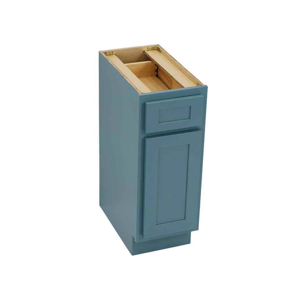 Vanity Art 12 in. W x 21 in. D x 32.5 in. H 1-Drawer Bath Vanity Cabinet Only in Sea Green