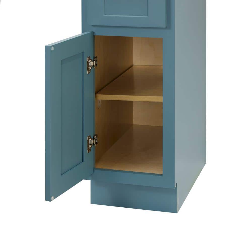 Vanity Art 12 in. W x 21 in. D x 32.5 in. H 1-Drawer Bath Vanity Cabinet Only in Sea Green