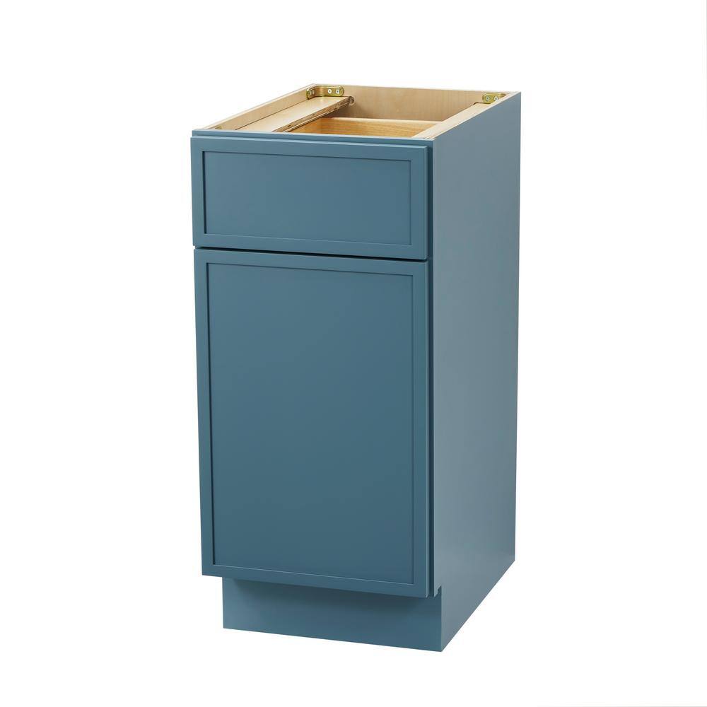 Vanity Art 15 in. W. x 21 in. D x 32.5 in. H 1-Drawer Bath Vanity Cabinet Only in Sea Green