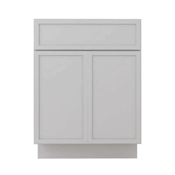 Vanity Art 24 in. W x 21 in. D x 32.5 in. H 2-Doors Bath Vanity Cabinet without Top in Gray