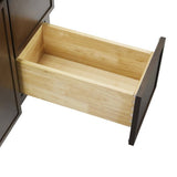 Vanity Art 36 in. W x 21 in. D x 32.5 in. H 2-Right Drawers Bath Vanity Cabinet without Top in Brown