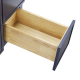 Vanity Art 36 in. W x 21 in. D x 32.5 in. H 2-Right Drawers Bath Vanity Cabinet without Top in Blue