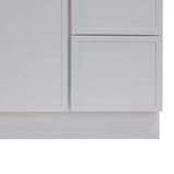Vanity Art 36 in. W x 21 in. D x 32.5 in. H 2-Right Drawers Bath Vanity Cabinet without Top in White