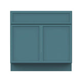 Vanity Art 36 in. W x 21 in. D x 32.5 in. H 2-Doors Bath Vanity Cabinet without Top in Sea Green