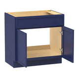 Vanity Art 39 in. W. x 21 in. D x 32.5 in. H 2-Doors Bath Vanity Cabinet without Top in Blue