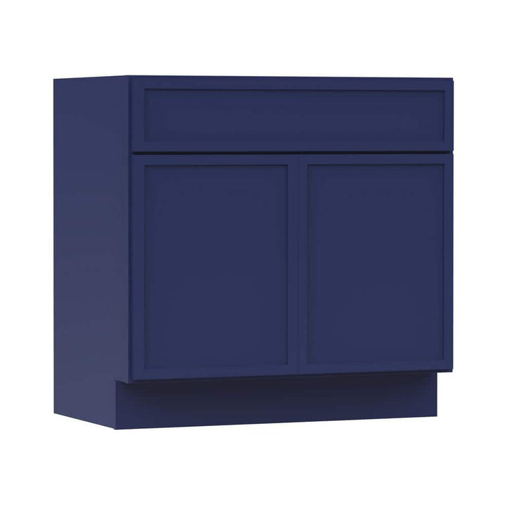 Vanity Art 39 in. W. x 21 in. D x 32.5 in. H 2-Doors Bath Vanity Cabinet without Top in Blue
