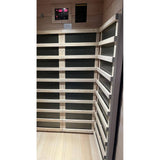 Vanity Art 2-Person Extendable Indoor FAR Infrared Sauna Bluetooth Compatible with 6-Carbon Heaters