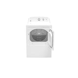 GE 7.2-cu ft Reversible Side-Swing Door Gas Dryer (White)