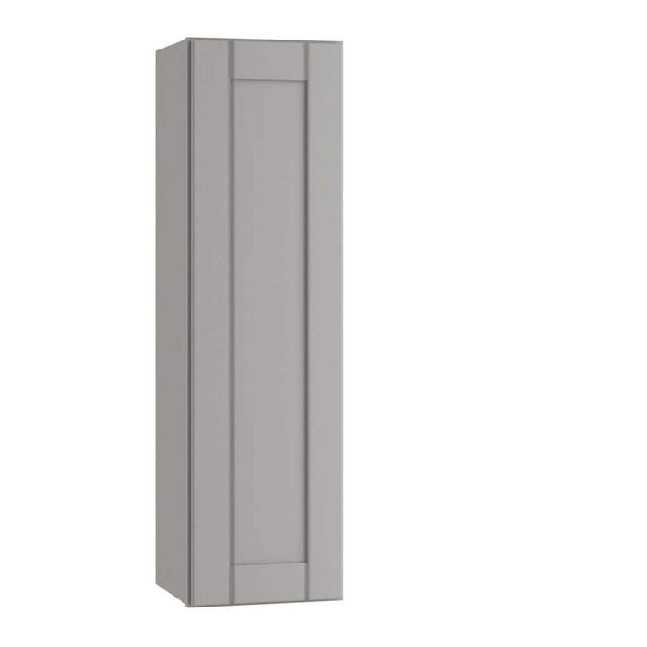 Contractor Express Cabinets Arlington Veiled Gray Plywood Shaker Stock Assembled Wall Kitchen Cabinet Soft Close 9 in W x 12 in D x 36 in H