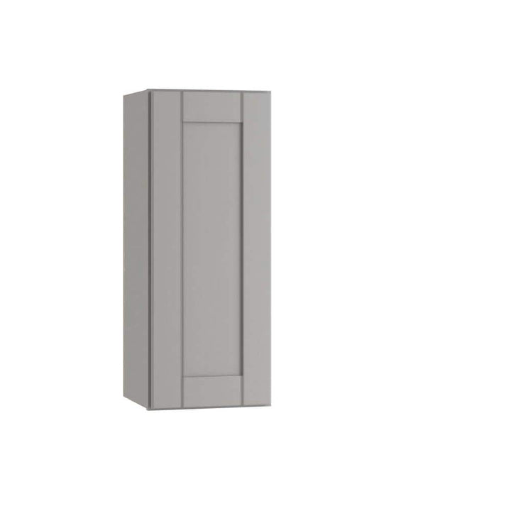Contractor Express Cabinets Arlington Veiled Gray Plywood Shaker Stock Assembled Wall Kitchen Cabinet Soft Close 12 in W x 12 in D x 36 in H