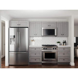 Contractor Express Cabinets Arlington Veiled Gray Plywood Shaker Stock Assembled Wall Kitchen Cabinet Soft Close 33 in W x 12 in D x 30 in H