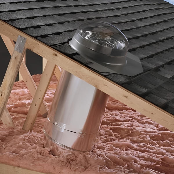 VELUX Rigid Sun Tunnel® Skylight - Low Profile Metal Flashing image 2