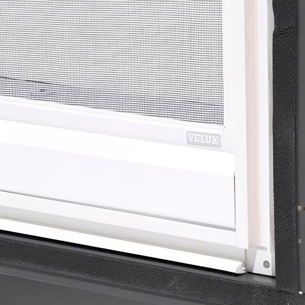 VELUX Solar Powered Venting Deck Mount Skylight - White Solar Powered Shade image 14