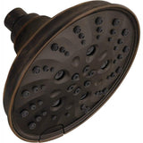 Delta Pivotal 5-Spray 6 in. Wall Mount Fixed Rain H2Okinetic Shower Head in Venetian Bronze
