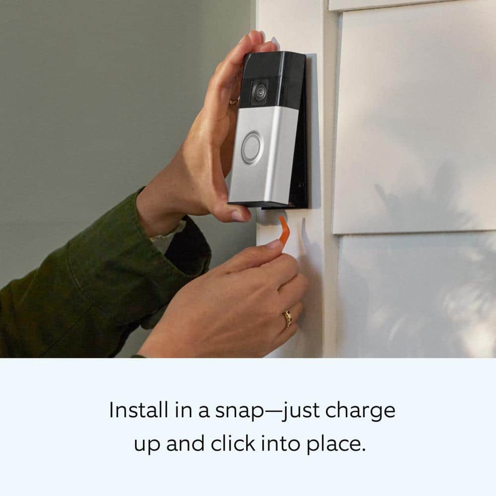 Ring Battery Doorbell with Head-to-Toe HD Video, Live View with 2-Way Talk, and Motion Detection and Alerts - Venetian Bronze
