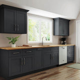 Richmond Venetian Onyx Plywood Shaker Ready to Assemble Lazy Suzan Corner Kitchen Cabinet 33 in W x 21 in D x 34.5 in H