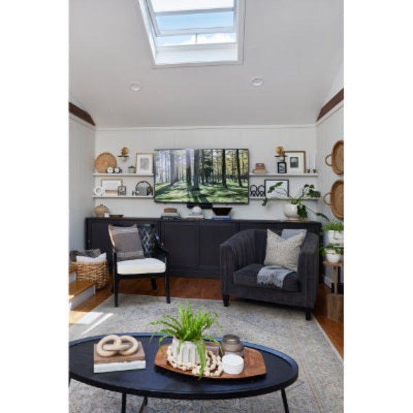 VELUX Electric Venting Curb Mount Skylight - White Solar Powered Shade image 7