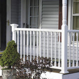 Veranda Williamsburg 6 ft. x 36 in. White PolyComposite Rail Kit without Brackets