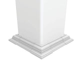Veranda 4 in. to 6 in. White Vinyl Adjustable Base Trim