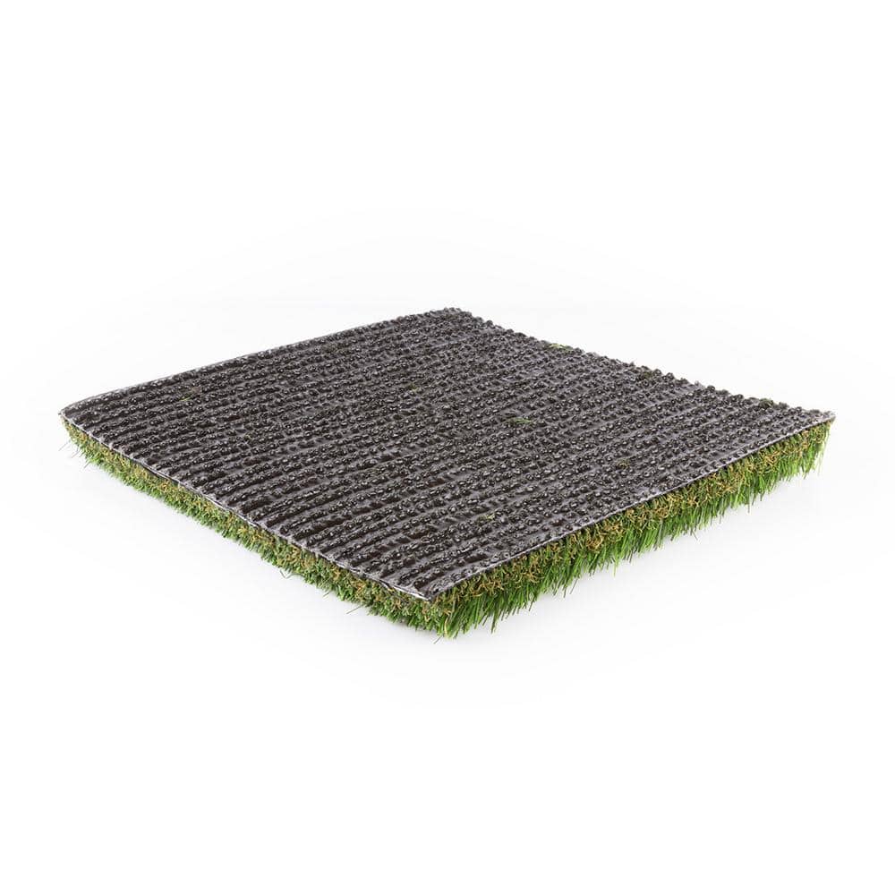 HeatMaxx 15 ft. W x Cut to Length Green and Tan Nylon Artificial Grass Turf