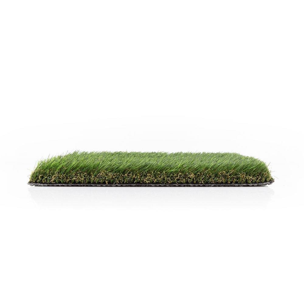 HeatMaxx 15 ft. W x Cut to Length Green and Tan Nylon Artificial Grass Turf